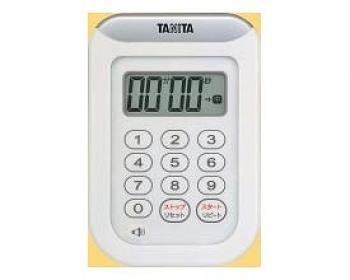 タニタ/タニタ　丸洗いタイマー100分計 / TD-378-PK（ホワイト）