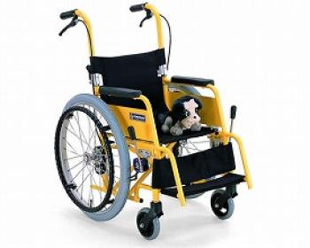 カワムラサイクル/アルミ自走車いす　子供用　KACB28　 / フレームイエロー