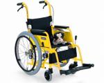 アルミ自走車いす　子供用　KAC-NB32　 / フレームイエロー