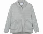 ハニカムニット　衿付きジャケット（婦人用） / 5553-A　S　グレー